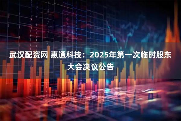武汉配资网 惠通科技:2025年第一次临时股东大会决议公告