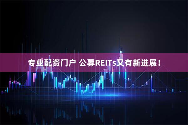 专业配资门户 公募REITs又有新进展！